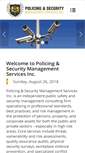 Mobile Screenshot of policingsecurity.ca